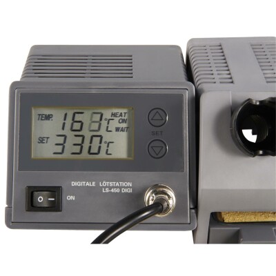 Digitale Lötstation McPower LS-450 digi 230V / 50 Hz 48W-Lötkolben grau