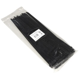 Kabelbinder McPower schwarz 300x4,8mm 100er-Pack UV...