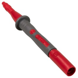 Präzisions-Prüfspitze McPower PS 25 mit 4mm-Sicherheitskupplung rot