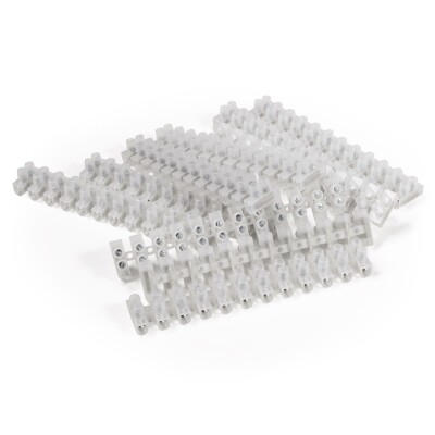 Lüsterklemme McPower 12 Klemmen 6,0mm² 10A transparent 10er-Pack