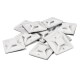 Kabelsockel McPower für Kabelbinder 30x30mm selbstklebend 10er-Pack