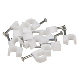 Kabelschelle McPower 6mm 100er-Pack weiß