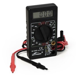 Digitalmultimeter McPower M-330D schwarz...