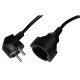 Netzkabel Schutzkontakt-Verlängerung McPower 5m 1,5mm² schwarz