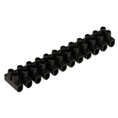 Lüsterklemme McPower 12 Klemmen 2,5mm² 3A schwarz 10er-Pack