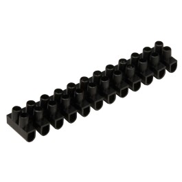 Lüsterklemme McPower 12 Klemmen 2,5mm² 3A schwarz 10er-Pack