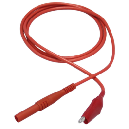 Messleitung McPower 100cm rot Sicherheitsstecker ->...