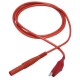 Messleitung McPower 100cm rot Sicherheitsstecker -> Krokoklemme