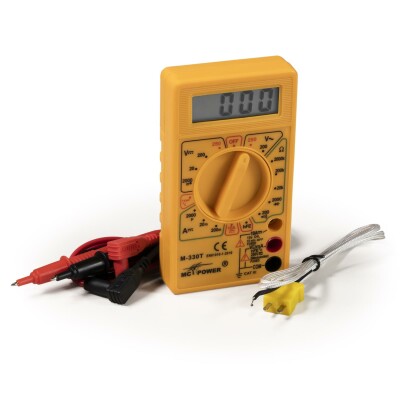 Digitalmultimeter McPower M-330T Temperatur-Messung -50 °C bis +1.000°C