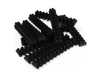 Lüsterklemme McPower 12 Klemmen 4,5mm² 5A schwarz 10er-Pack