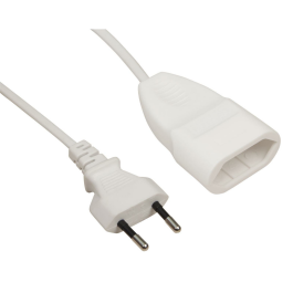 Netzkabel-Verlängerung McPower 5m Euro-Stecker -...