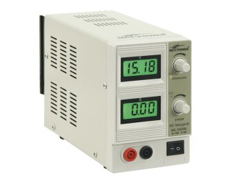 Labornetzgerät McPower NG-1620BL regelbar 0-15 V 2 A...