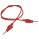 Messleitung McPower 100cm rot 1mm² PVC 2x 4mm Bananenstecker