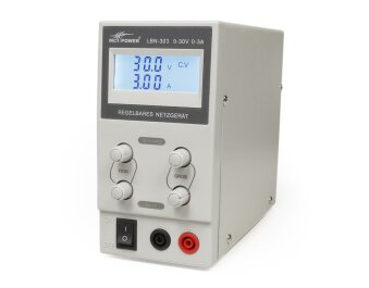 Labornetzgerät McPower LBN-303 0-30 V 0-3 A regelbar...