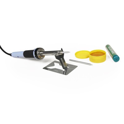Lötset McPower LS-220 30W-Lötkolben Ständer Lötzinn Lötspitze und Lötfett