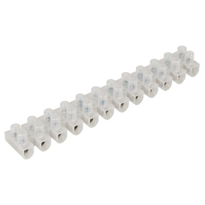Lüsterklemme McPower 12 Klemmen 4,5mm² 5A transparent 10er-Pack