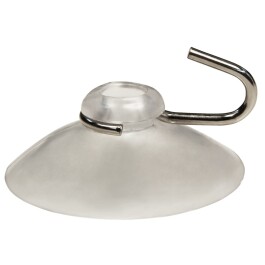 Saugnapf McPower Ø40mm mit Metallhaken max. 1kg transparent 10er-Pack