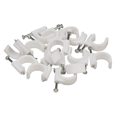 Kabelschelle McPower 12mm 100er-Pack weiß