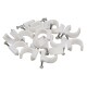 Kabelschelle McPower 12mm 100er-Pack weiß