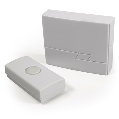 Funk-Türklingel McPower DB-16 bis zu 50m 16 Melodien IP44 Sender