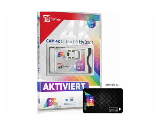 TiVusat SmarCam 4K ULTRA HD CI+ Modul inkl. aktivierter Smartcard