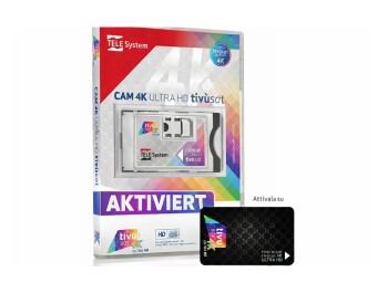 TiVusat SmarCam 4K ULTRA HD CI+ Modul inkl. aktivierter...