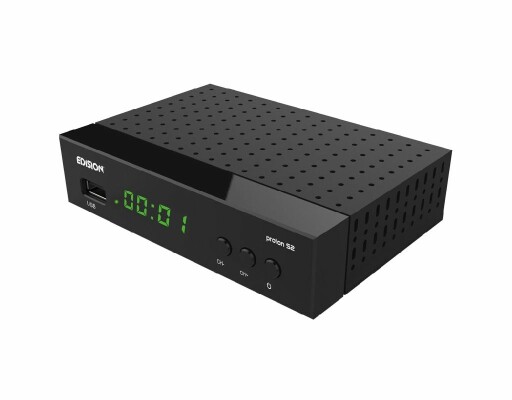 Edision proton S2 Full-HD Sat Receiver schwarz