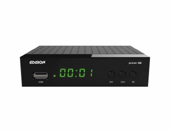 Edision proton S2 Full-HD Sat Receiver schwarz