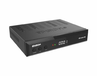 Edision OS mini 4K DVB-S2X Tuner Linux Sat Receiver schwarz