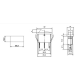 Wippenschalter McPower beleuchtet 3-polig 250V~/15A Stellungen: EIN/AUS