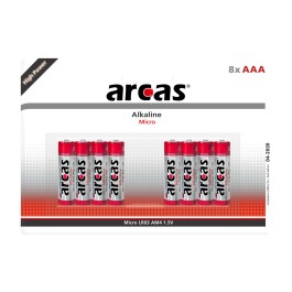 Micro-Batterie Alkaline 1,5V Typ AAA/LR03 8er-Pack