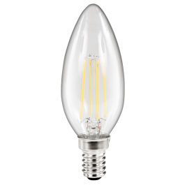 LED Filament Kerzenlampe McShine Filed E14 4W 490 lm...