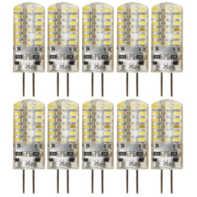LED-Stiftsockellampe McShine Silicia G4 2W 160lm warmweiß 10er-Pack
