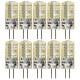 LED-Stiftsockellampe McShine Silicia G4 2W 160lm warmweiß 10er-Pack
