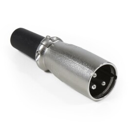 Mikrofon XLR-Stecker HOLLYWOOD 3-polig Metall