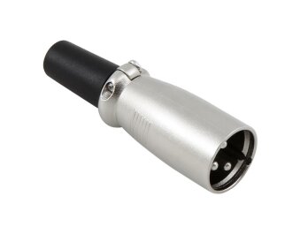 Mikrofon XLR-Stecker HOLLYWOOD 3-polig Metall
