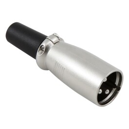 Mikrofon XLR-Stecker HOLLYWOOD 3-polig Metall