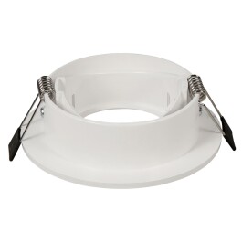 Einbaurahmen McShine DL-475 rund Ø90mm schwenkbar weiß