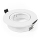 Einbaurahmen McShine DL-475 rund Ø90mm schwenkbar weiß