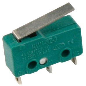 Microschalter McPower 250V/5A 3-polig gefedert Taster: EIN/EIN