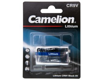 Block-Batterie Camelion Lithium 9V Typ CR9V 1.200mAh...