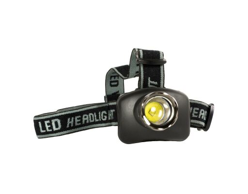 LED-Stirnlampe CAMELION 3W LED 4 Funktionen fokussierbar inkl. Batterien