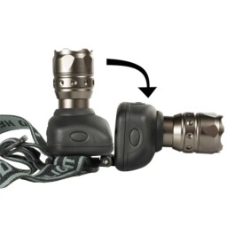 LED-Stirnlampe CAMELION 3W LED 4 Funktionen fokussierbar...