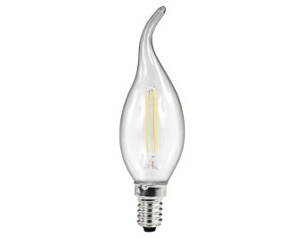 LED Filament Kerzenlampe Windstoß McShine E14 4W...