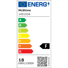 LED-Panel McShine LP-1822RN 18W 225mm-Ø 1.836 lm 4000K neutralweiß