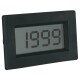 LCD Voltmeter-Einbaumodul PeakTech LDP-135 13mm Ziffernhöhe Batteriebetrieben (9V Batterie)