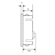 LCD Voltmeter-Einbaumodul PeakTech LDP-135 13mm Ziffernhöhe Batteriebetrieben (9V Batterie)