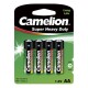 Mignon-Batterie CAMELION Super Heavy Duty 1,5 V Typ AA 4er-Blister