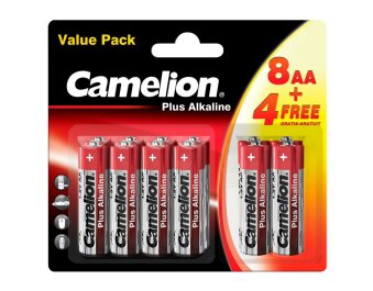 Mignon-Batterie CAMELION Plus Alkaline 1,5 V LR6 Typ AA...