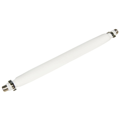 Fensterdurchführung für Sat-Kabel mit 2 F-Anschlüssen flexibel 20cm weiß